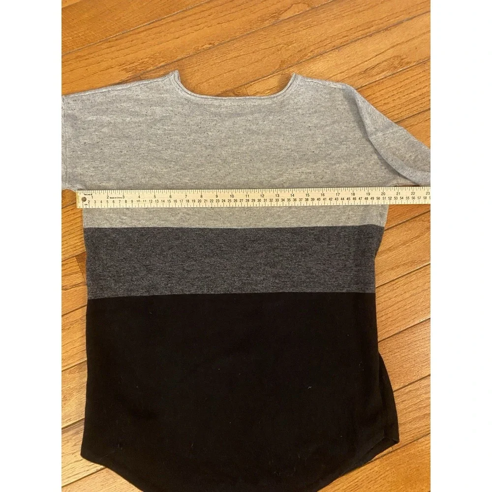 Smartwool Shadow Pine Colorblock Merino Wool Blend Crew Sweater Women's Medium
